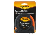 Рулетка 10мх25мм SPARTA Elastica обрезиненный корпус