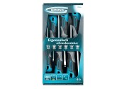 Набор отверток GROSS S2 (PH0х75, PH1х150, PH2х100, SL3х75, SL5,5х100, SL6,5х150) (6 предметов)