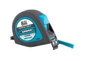 Рулетка  8мх25мм GROSS Ergonomisch магнитный обрезиненный зацеп, 1/6