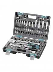 Набор инструментов, 1/4'', CrV, пластиковый кейс 57 предм. STELS